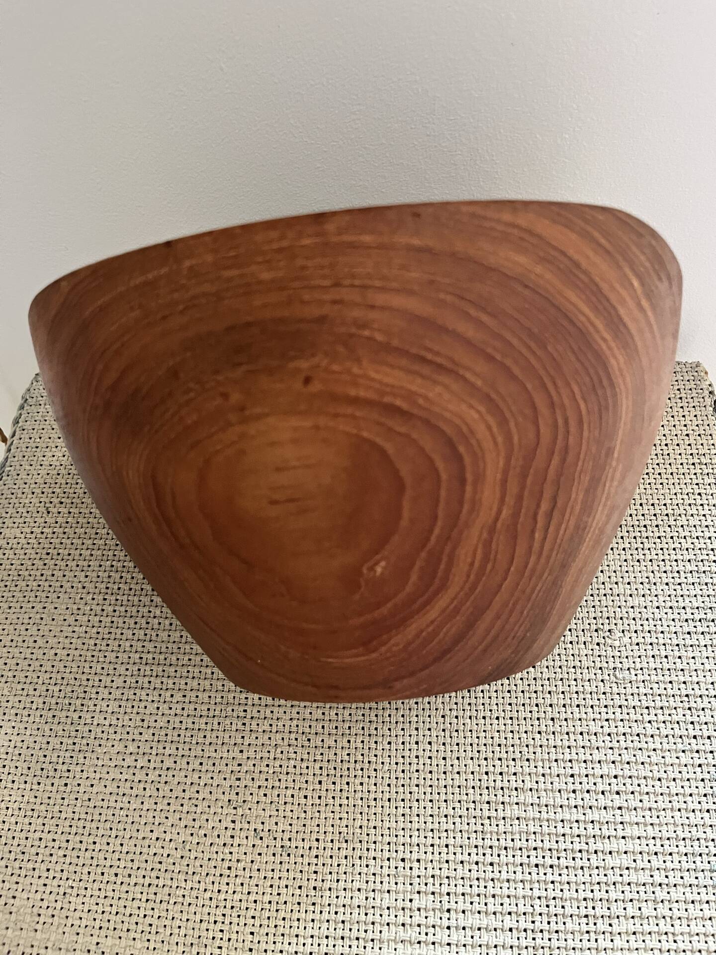 Wooden salad bowl