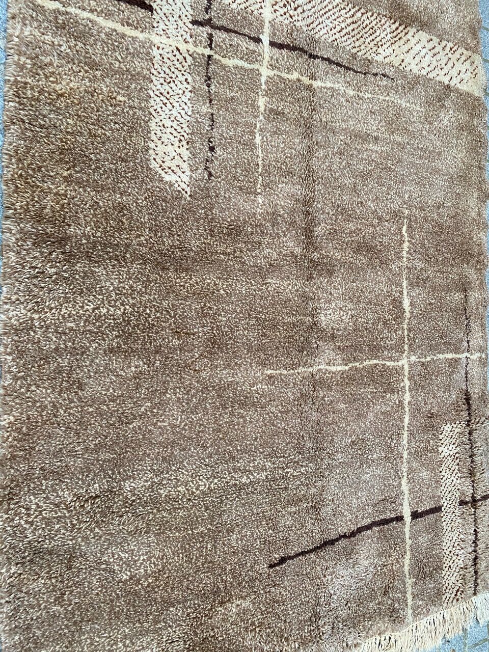 Art deco antique handmade carpet 140x200 cm