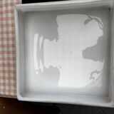 Pair of square wall or hanging lights from the 70s