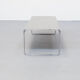 Piero Lissoni for Cassina aluminium zap 254 coffee table