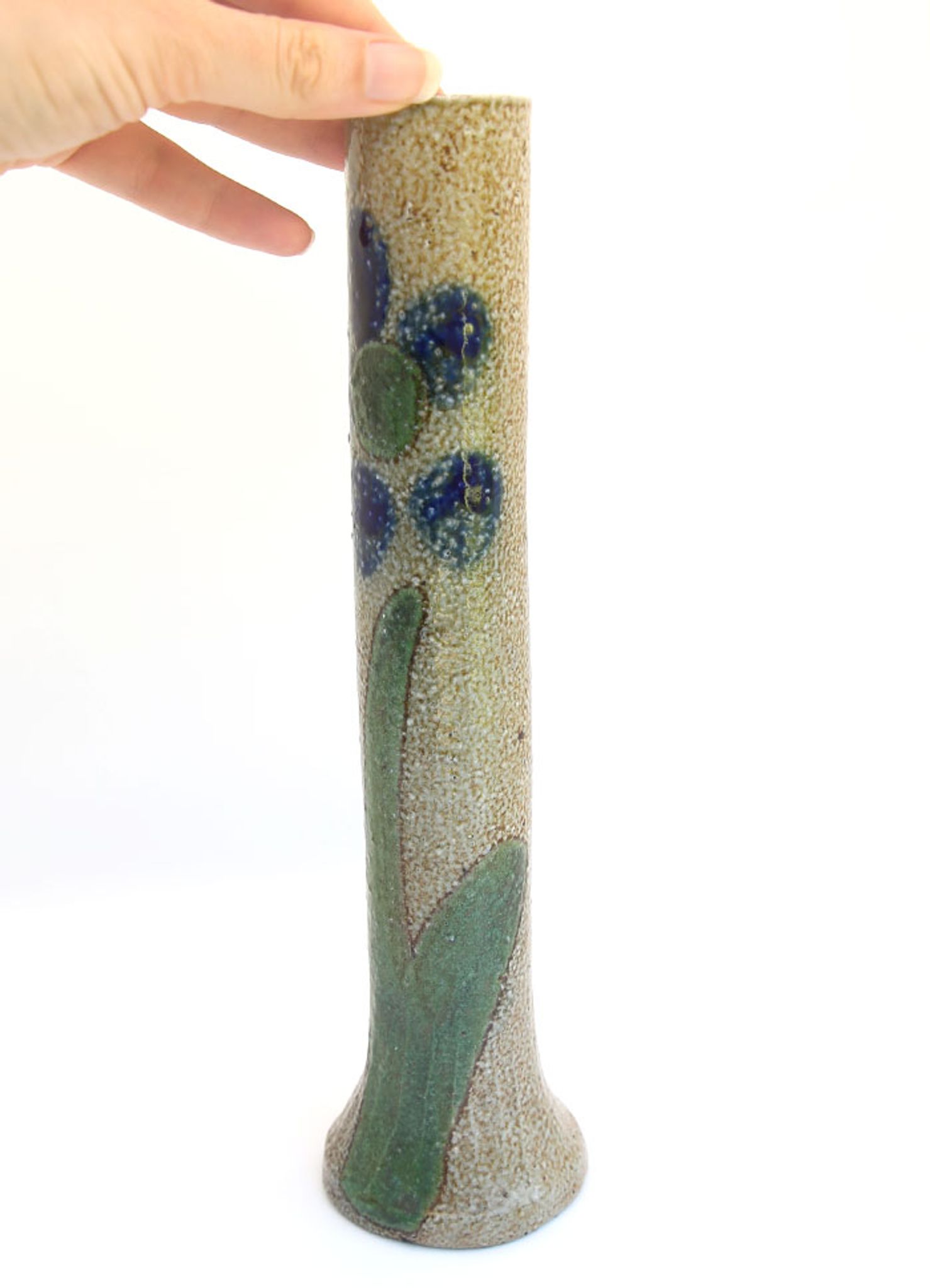 Soliflore in signed sandstone and its XXL flower