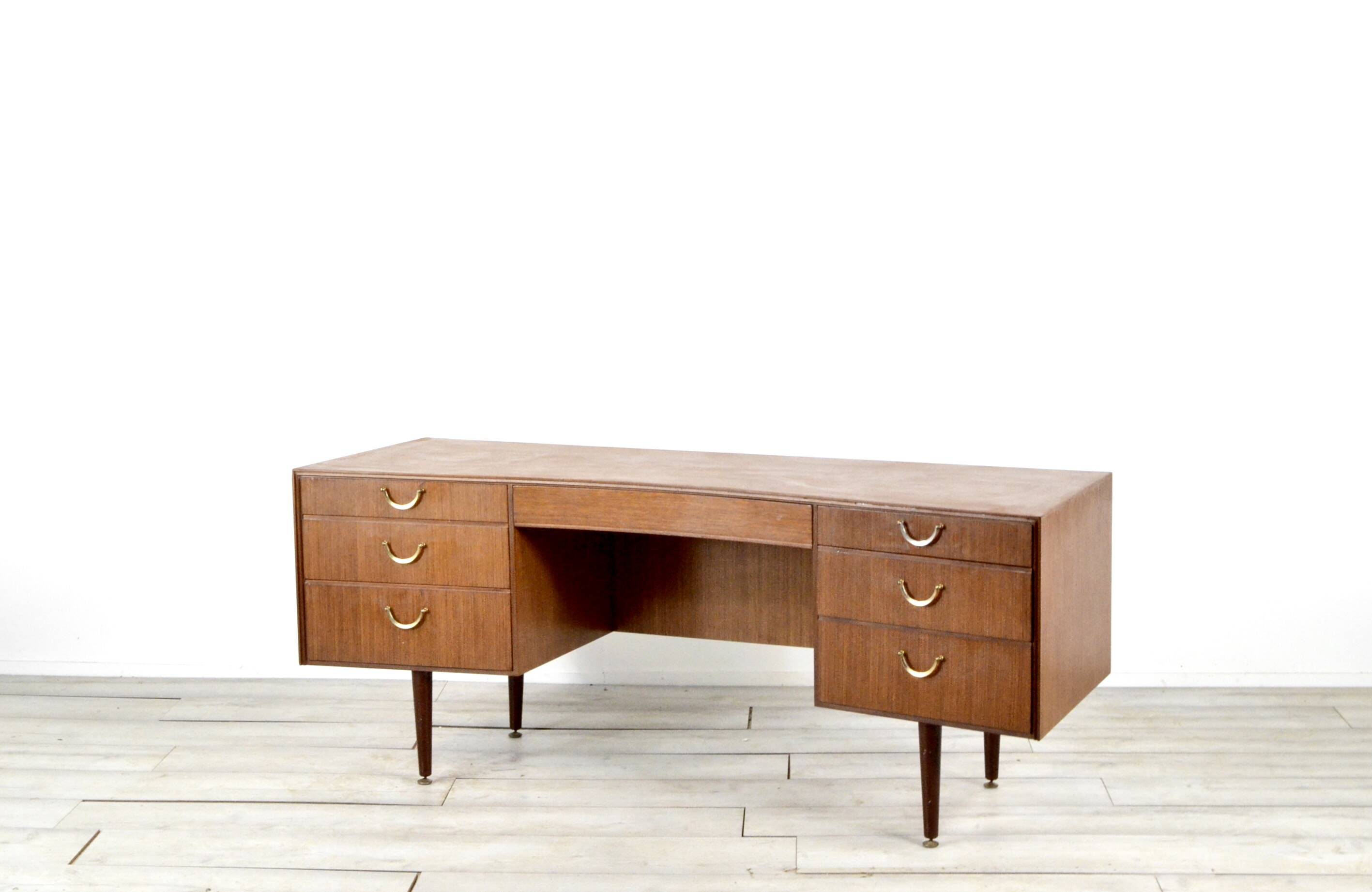 Midcentury Meredew Desk In Teak. Vintage / Modern / Retro / Danish Style.