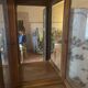 Pair of Art Deco display cabinets in solid oak