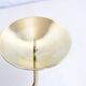 Art Deco style brass candle holder