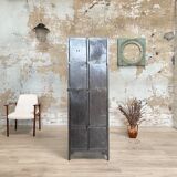 Industrial metal locker room