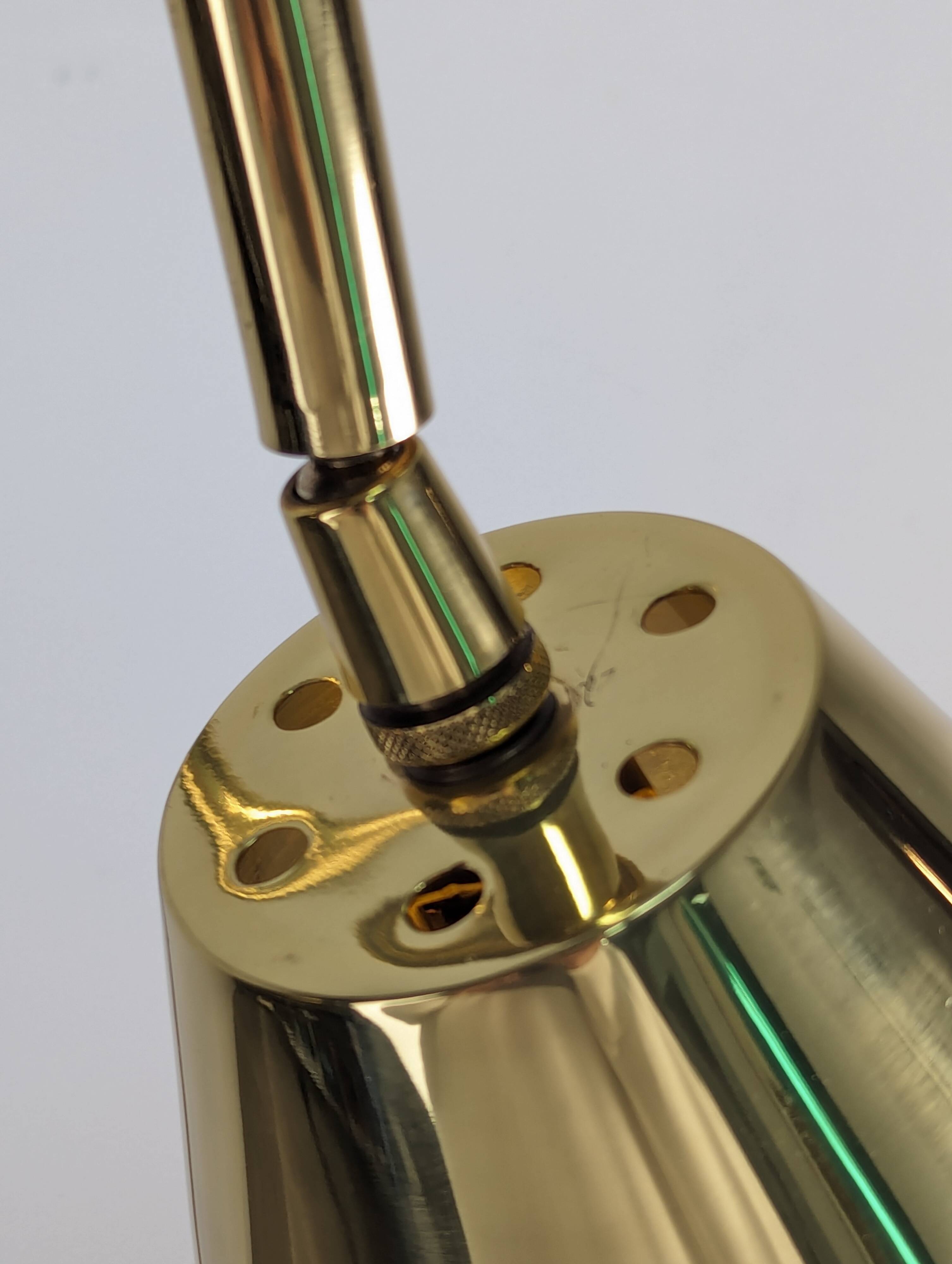 brass floor lamp by Valentí