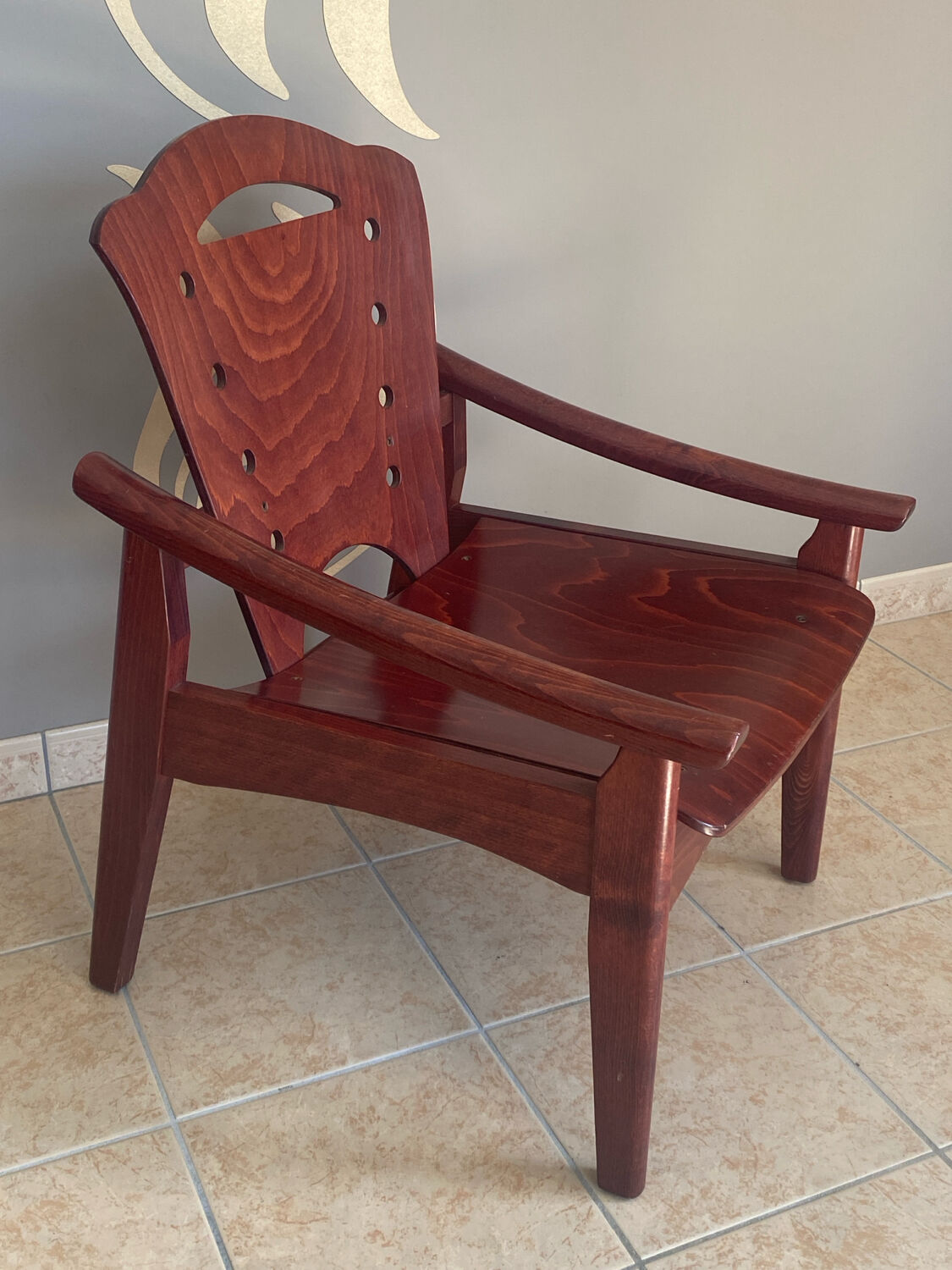 Scandinavian-style armchair
