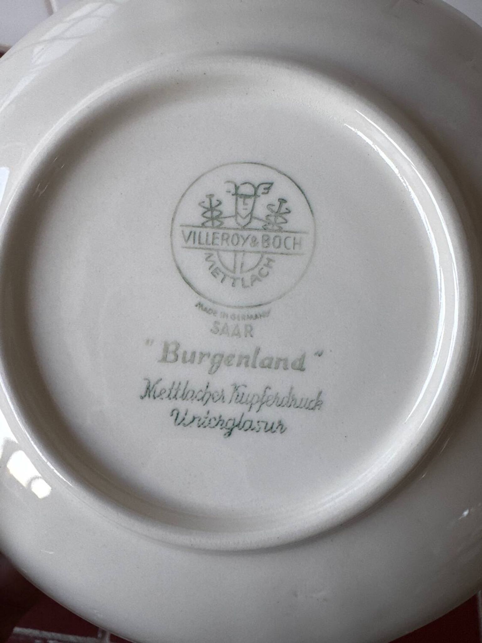 Duo of coffee cups and saucers Villeroy & Boch – Model "Burgenla"