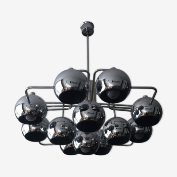 XL Space age chandelier, 1960s