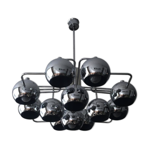 XL Space age chandelier, 1960s