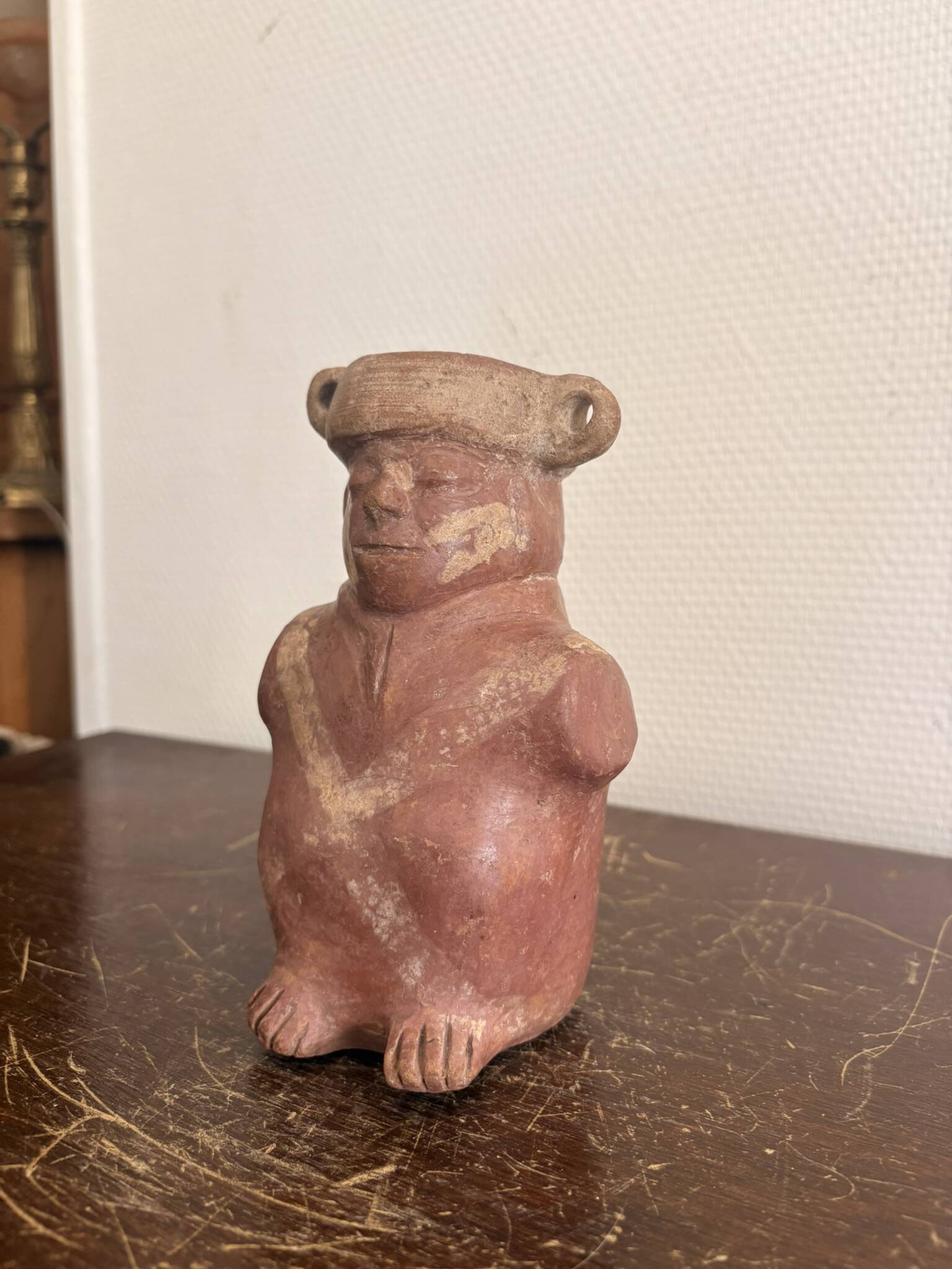 Sculpture Vase Anthropomorphic Terracotta Peru Chancay Vicus Chorotega Gra