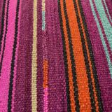 Vintage turkish kilim cushion cover , 40 x 40