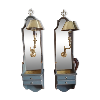 Wall light shelf vintage