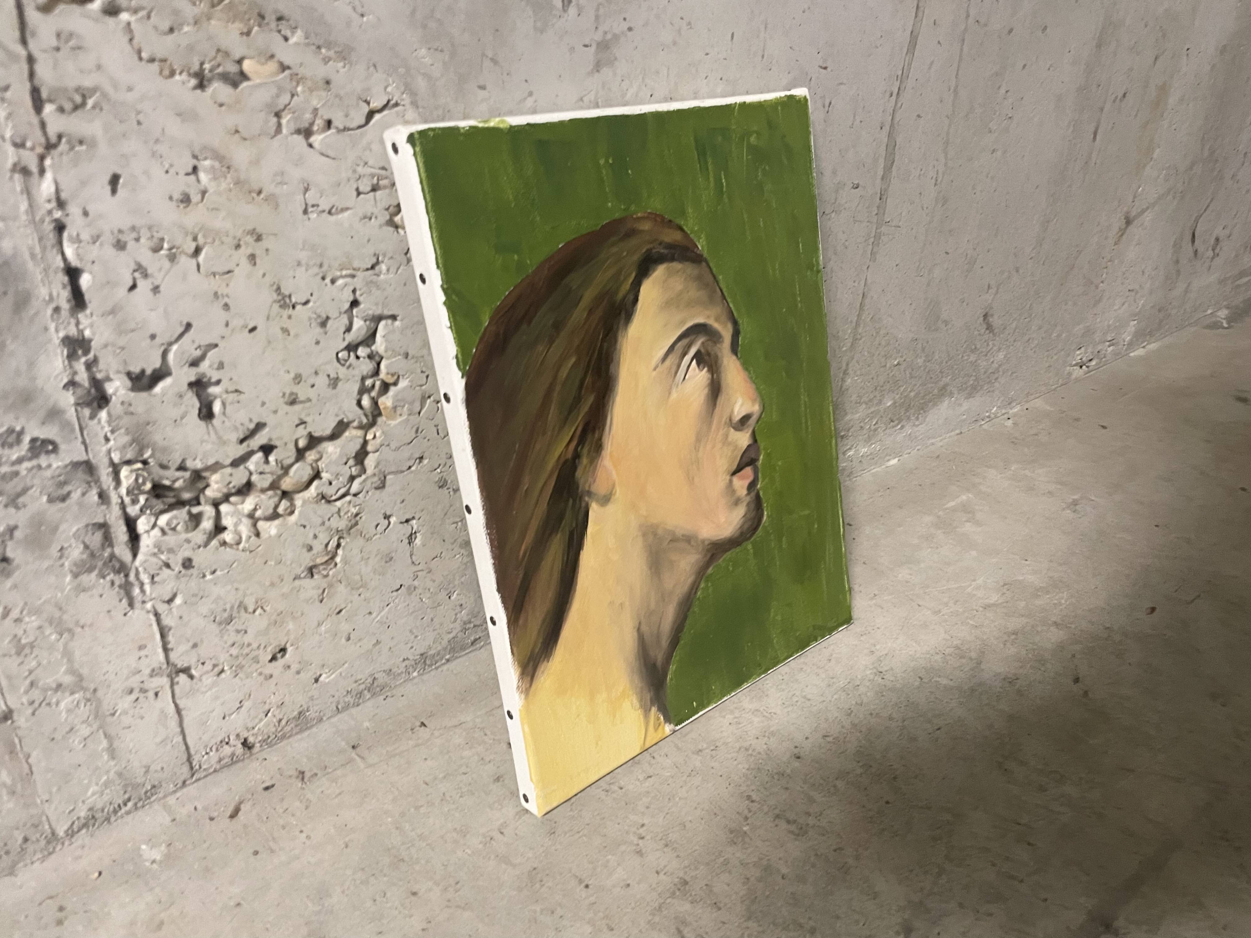 Oil on canvas "The Penitent"