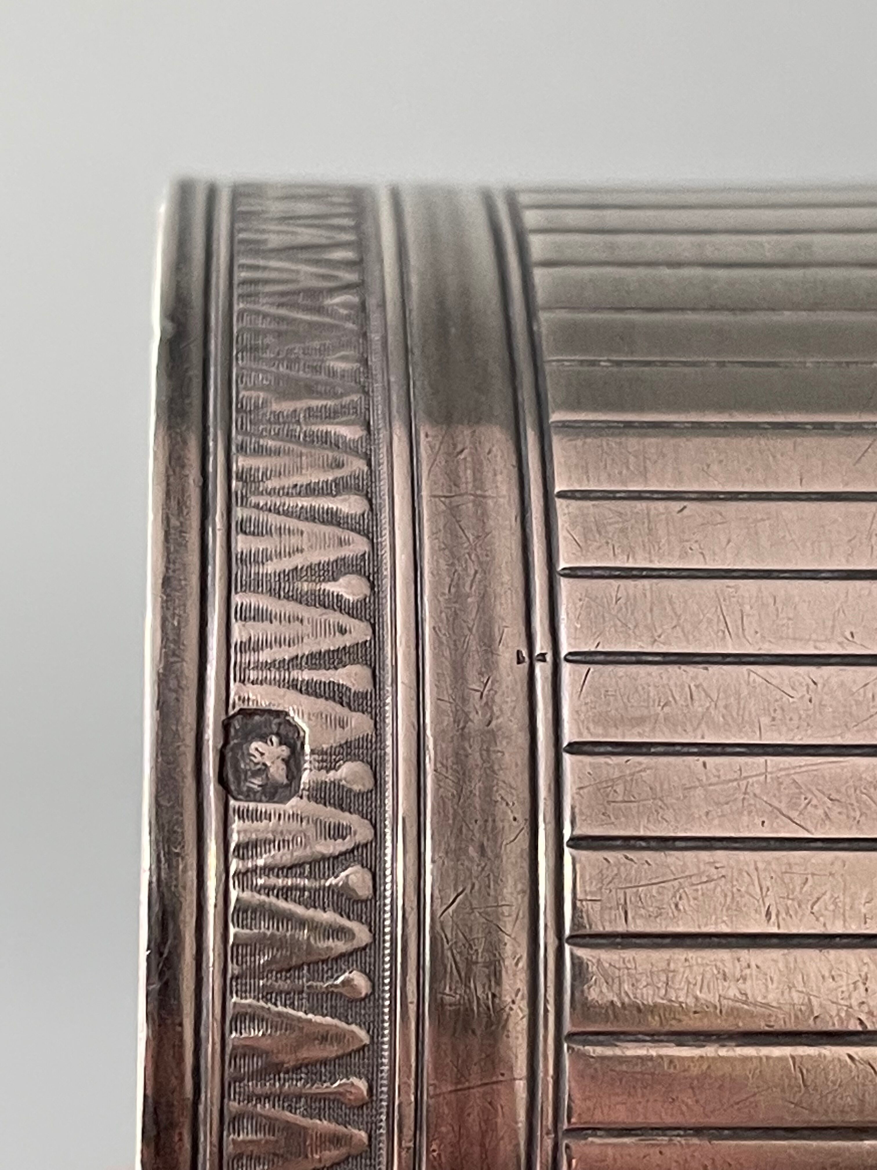 Old silver towel ring