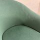 Fauteuil oeuf vintage vert
