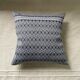 Coussin Kachin gris blanc 40x40 cm