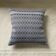 Kachin cushion gray white 40x40 cm