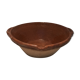 Glazed terracotta dish