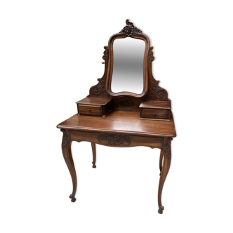 Antique solid wood dressing table
