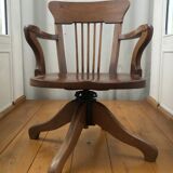 Fauteuil pivotant art déco