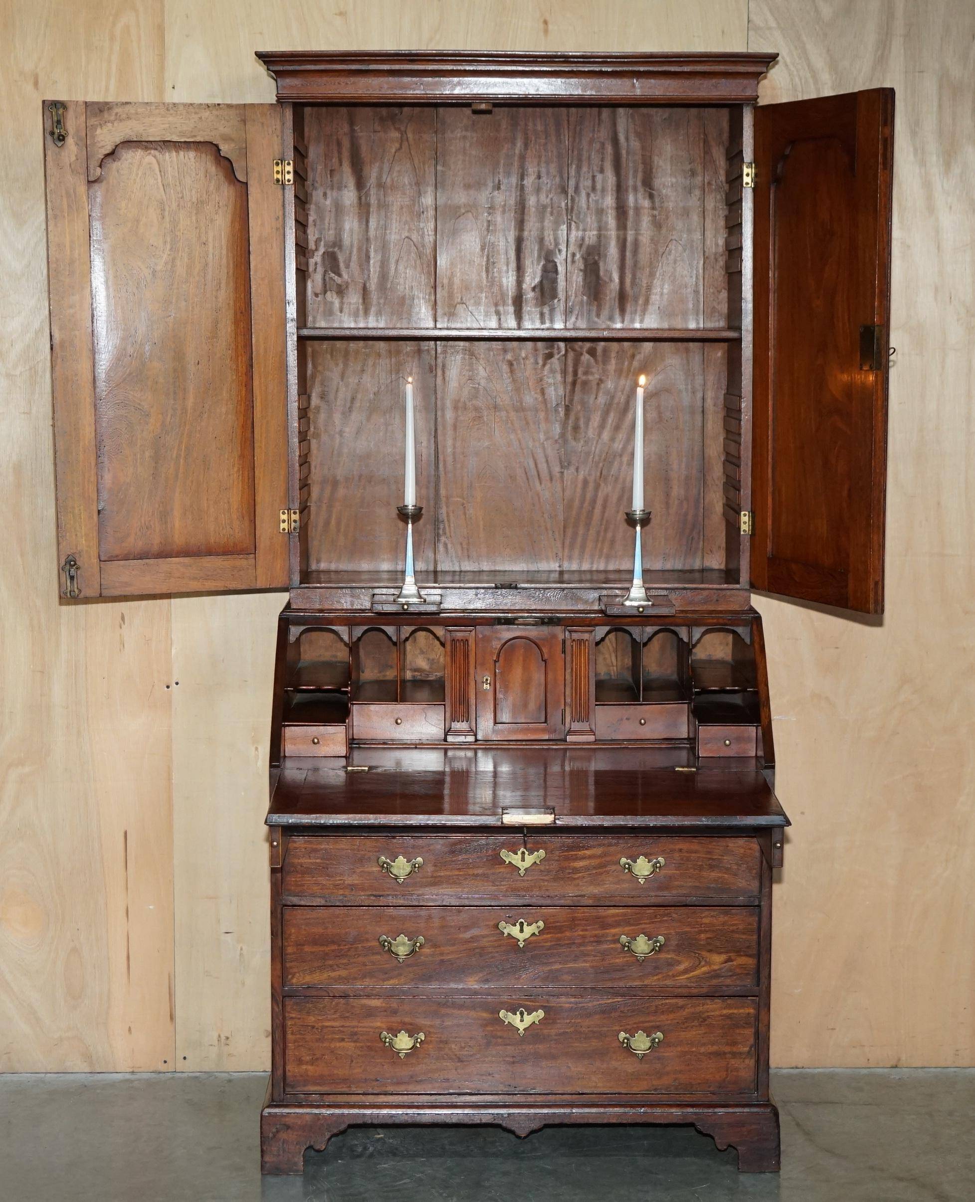 Colonial camphor wood library desk, George III period circa 1760.