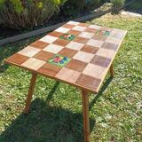 Vintage rattan table