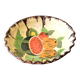 Dish, old fruit bowl in terracotta and ceramic