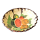 Dish, old fruit bowl in terracotta and ceramic