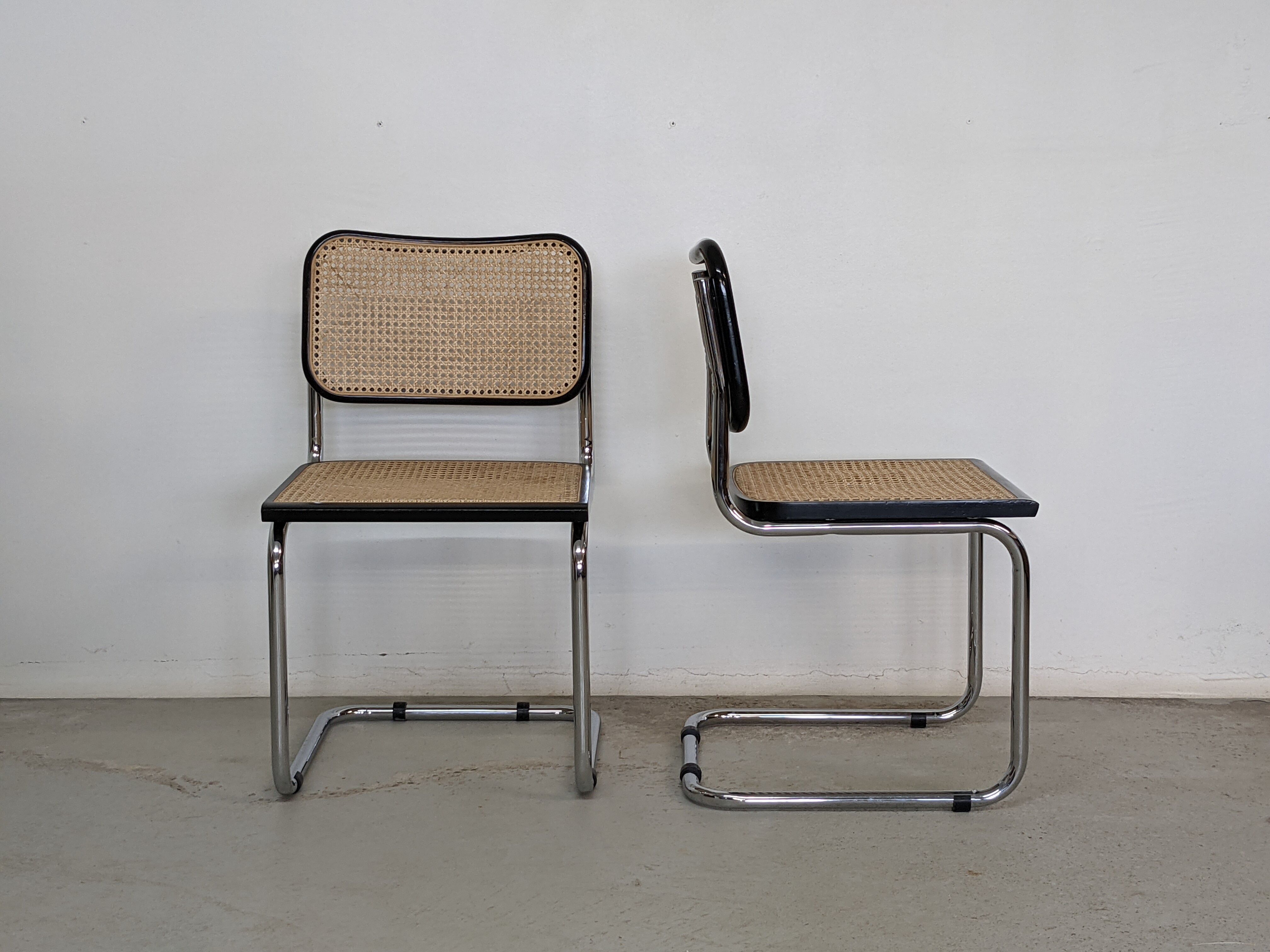Pair of chairs Cesca B32 Marcel Breuer - 70s