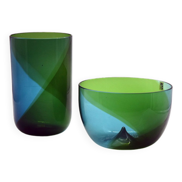 Tapio Wirkkala pour les vases Venini 'Coreani' des années 1970