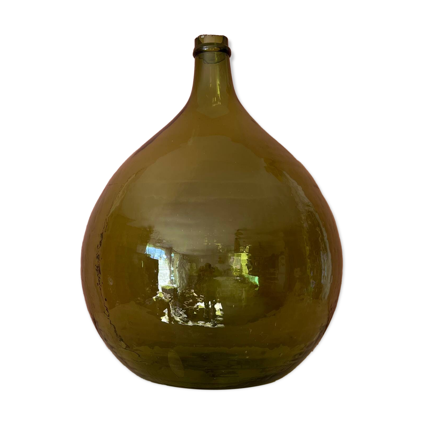 Olive green demijohn 30L
