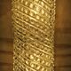 Vintage wall lamp Glashutte Limburg bubble glass texture (60s)
