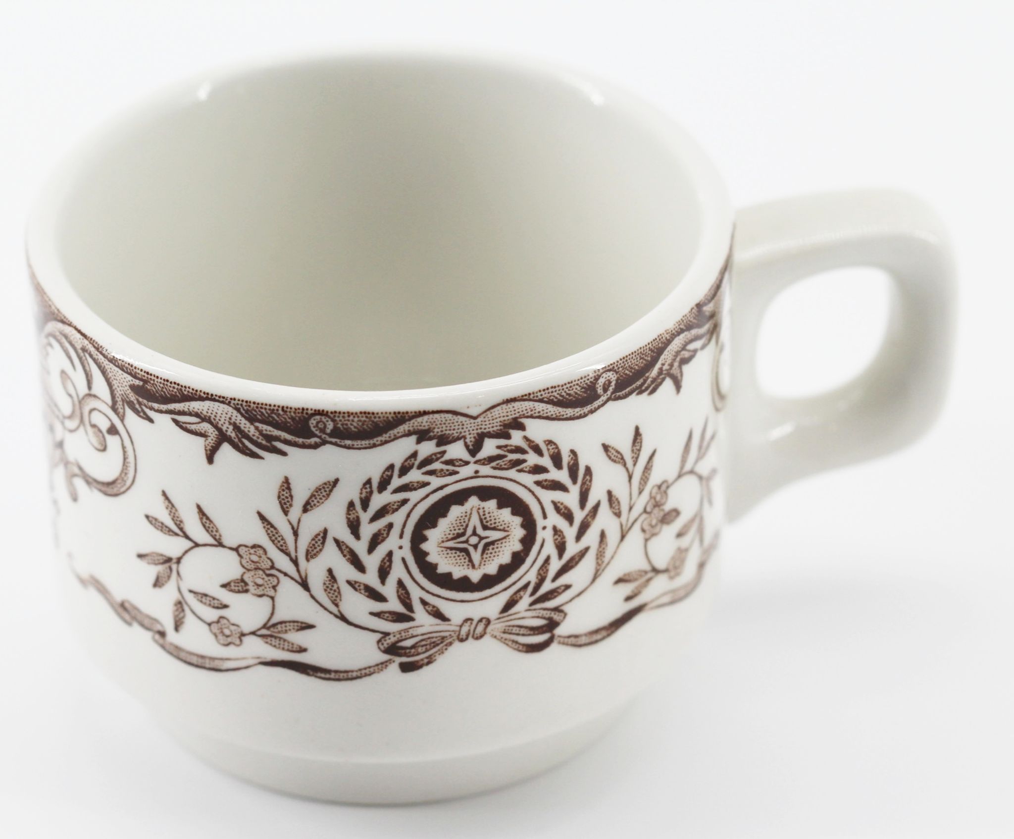 Lot de 4 tasses et sous tasse duraline hôtel ware