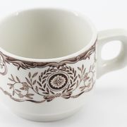 Lot de 4 tasses et sous tasse duraline hôtel ware