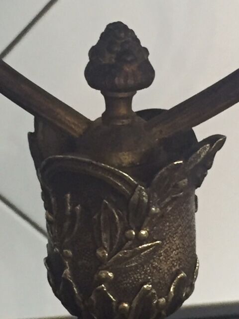 19th century bronze lamp