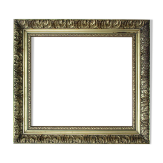 Gilded wood frame for subject of 315 x 353 mm