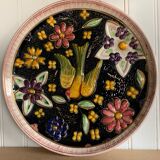 Plat de collection en céramique H. BEQUET