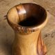 Ikebana wooden vase