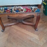 Fauteuil multicolore tapissier