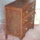 Wooden chest of drawers with 3 drawers, storage furniture, antique furniture, Art Deco.