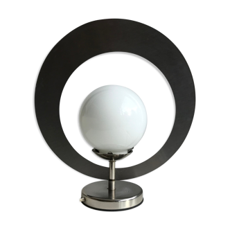 Vintage space age opaline lamp