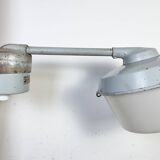Grey Industrial Factory Wall Light from Elektrosvit, 1970s
