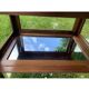 Glass tea table with its tray