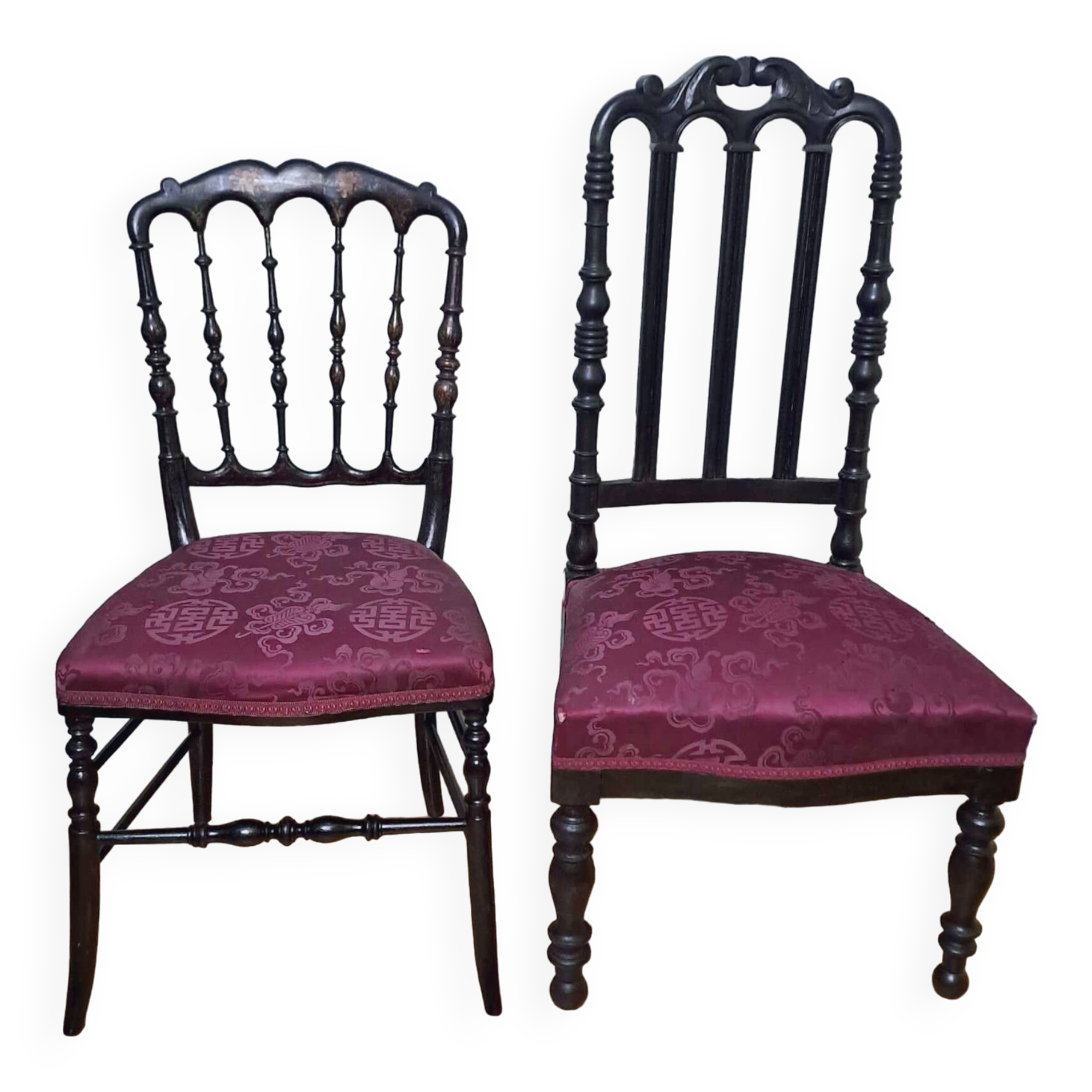 Duo de chaises époque Napoléon III