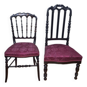 duo de chaises époque