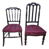 Pair of Napoleon III period chairs