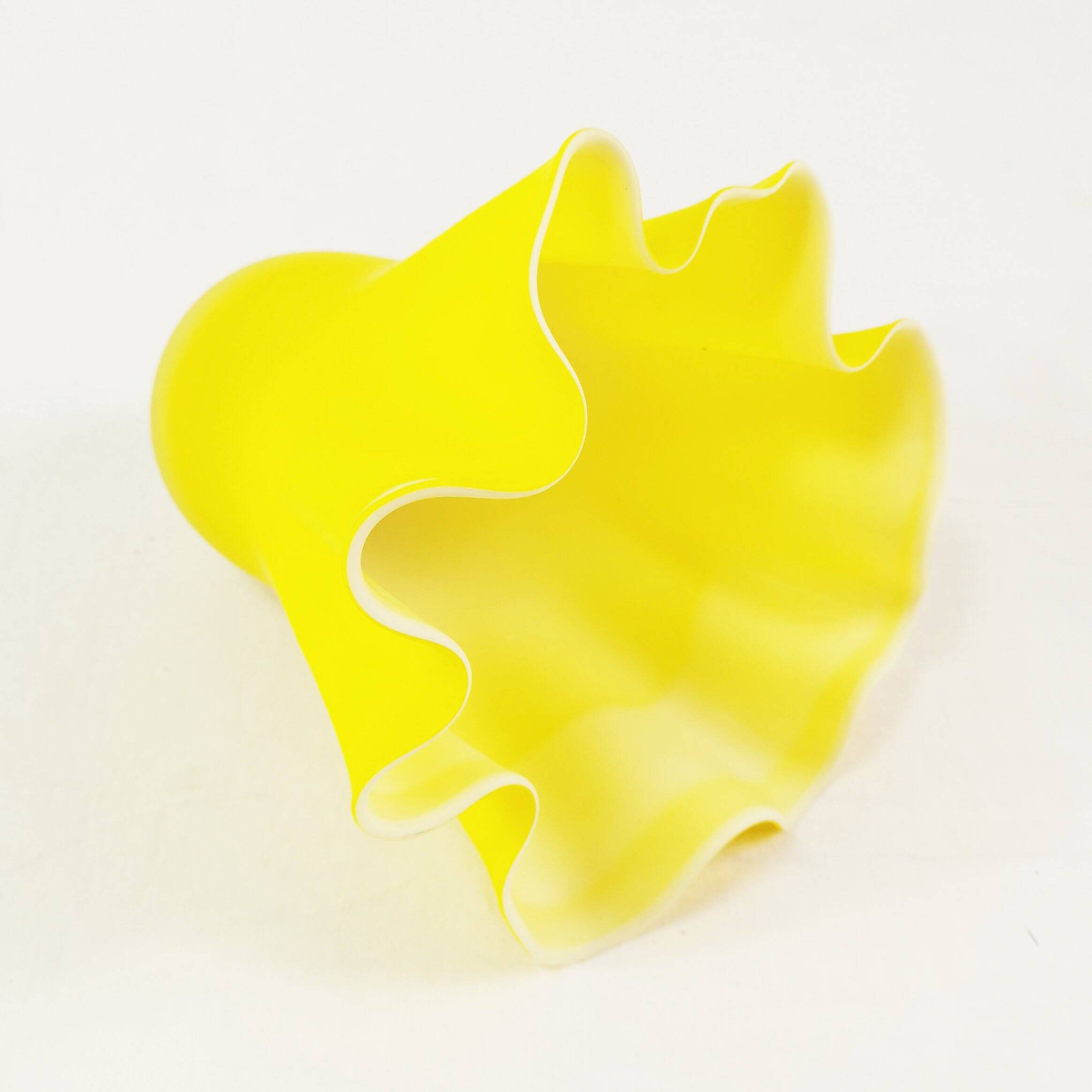 Fazzoletto vase, Murano glass, Italy 1970s
