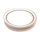 6 soup plates Boch Frères La Louvière Belgian manufacture