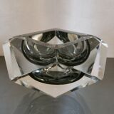 Murano glass ashtray by Flavio Poli for Seguso 60s